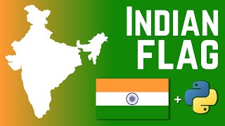 India flag using python turtle | ChatGpt draws indian flag? #india