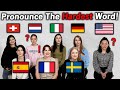 People Try To Pronounce The HARDEST Words in European Languages!!