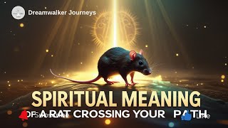 Spiritual Meaning of a Rat Crossing Your Path | Survival, Shadow Work & Hidden Messages