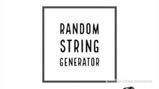 What is the Random String Generator?