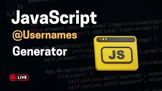 JavaScript: How to Build a Username Generator in JavaScript | Beginner JavaScript Project Tutorial
