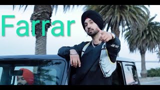 Diljit Dosanjh - Faraar G.O.A.T.||  Latest Punjabi Song 2020 || Punjabi Music