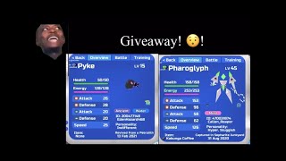 Gleaming Pharoglyph And Gamma fossil giveaway! | Loomian Legacy! |