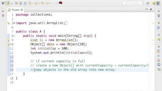 ArrayList Internal data structure java home technologies