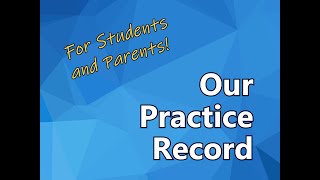 Our Practice Record