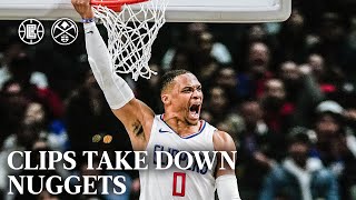 Clippers Take Down Nuggets Highlights 😤 | LA Clippers