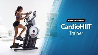 Workout At Home On The ProForm Cardio HIIT Trainer