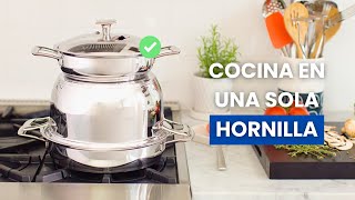 COMO COCINAR VARIOS PLATOS USANDO UNA SOLA HORNILLA