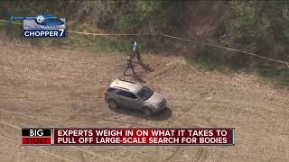 Experts detail what's next if remains are found during Macomb County search