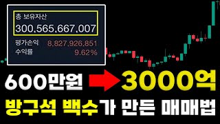 워뇨띠 600만원 → 3000억  달성한  진짜 매매 기법은 \