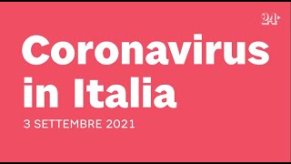 Coronavirus: bollettino del 3 settembre 2021