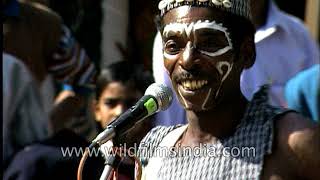 Folk dance performance by Sidi Goma group