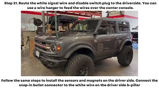 E1 Electronic Running Board Installation Ford Bronco - 2 Door