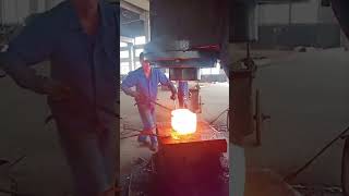 Heavy Power Forging with Biggest Hammer #shorts on Industrial Level #forging #powerhammer