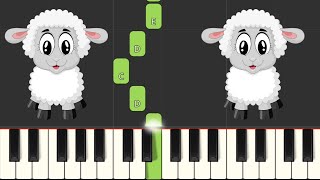 Mary Had a Little Lamb - Super Easy Piano Tutorial