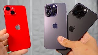 iPhone 14 vs iPhone 14 Pro vs iPhone 14 Pro Max!! 🔥 Comparativa COMPLETA