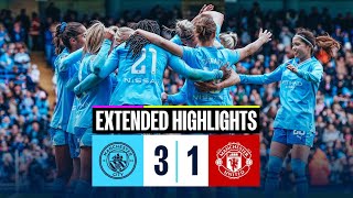 HIGHLIGHTS! CITY GO TOP AS PARK AND RECORD-BREAKING SHAW DOWN UNITED | Man City 3-1 Man Utd | WSL