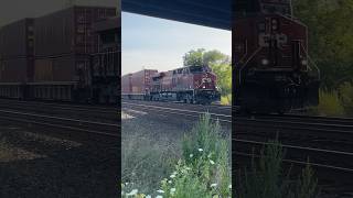 CP 8943 ES44AC Leads CSX I166 Under Mile Strip Bridge Blasdell NY 8/15/24