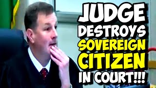 SOVEREIGN CITIZEN Teaches Us How NOT TO ACT In Court And LOSES Immediately!!! Pro Se FAIL!!!