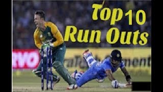 Top 10 Best RunOuts In Cricket History Ever 2017 - Impossible Run outs In Cricket History