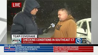 Blizzard Calvin threatens shoreline with coastal flooding and damaging wind gusts