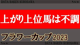 【フラワーカップ2023】ラップ・ローテ・全頭分析/危険な1番人気分析/上がり上位馬は不調