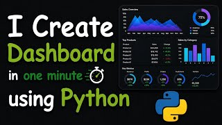 🚀 Build an Interactive Dashboard in Python using Dash | Beginner Friendly Tutorial 🐍📊.