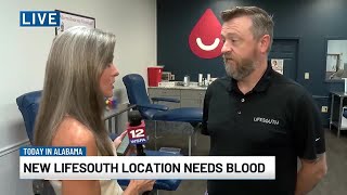 New LifeSouth location needs donors