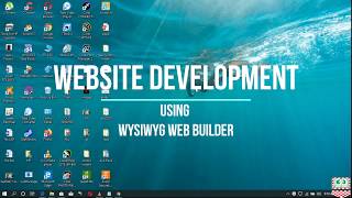 Website Design Using WYSIWYG Web Builder