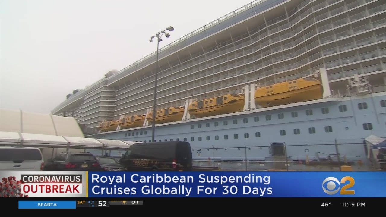 Royal Caribbean Suspending Cruises Globally For 30 Days - YouTube