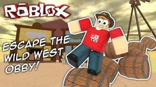Roblox Escape The Wild West - escape and subscribe the fat paps obby roblox