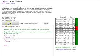 Codingbat - date_fashion (Python)