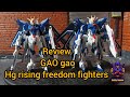 review gaogao hg 1/144 rising freedom fighters