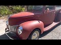 SOLD 1940 Ford Pickup Street Rod Hot Rod Shop Truck