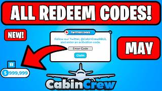 CABIN CREW SIMULATOR ALL NEW & WORKING CODES FOR MAY 2026 ROBLOX