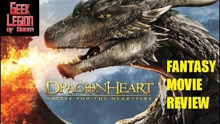 DRAGONHEART 4 : BATTLE FOR THE HEARTFIRE ( 2017 Patrick Stewart ) Fantasy Movie Review