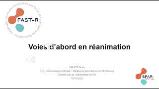 Voies d'abord en réanimation