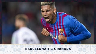 Barcelona 1-1 Granada, La Liga 2021/22 - MATCH REVIEW