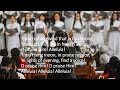 All Creatures of Our God and King With Lyrics (Choir Singing) | Francis of Assisi