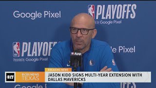 Dallas Mavericks, head coach Jason Kidd sign multi-year contract extension