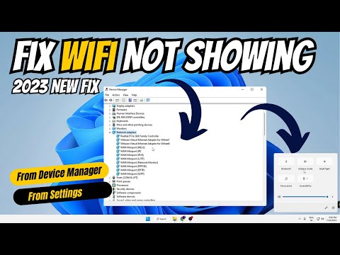 ИСПРАВЛЕНИЕ Адаптер Wi-Fi не отображается в диспетчере устройств и настройках (Windows 10/11) ИСПРАВЛЕНИЕ 2023 г.