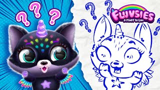 How to DRAW a Fluvsie! 🎨 Fluvsie Judges Art!