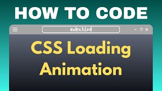 MAC Terminal Loading Animation CSS Tutorial