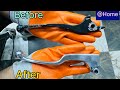 Bike Old Levers Convert Into New chrome levers || Motercycle Lever Modified at home || Installation