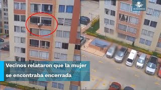 Mujer se lanza del séptimo piso durante sismo en Colombia