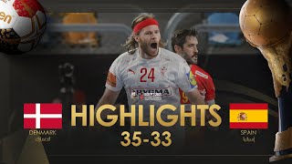 Highlights: Spain - Denmark | Semi Finals | 27th IHF Men's Handball World Championship | Egypt2021