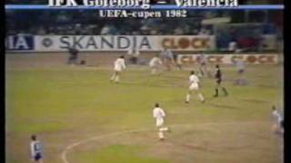 IFK Göteborgs Kvartsfinaler mot Valencia i UEFA-Cupen 1982