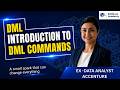 SQL DML Commands Tutorial for Beginners | INSERT, UPDATE, DELETE Explained.