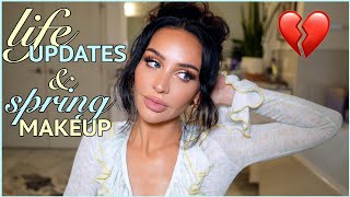 GET READY WITH ME.. Life Updates & Spring Makeup