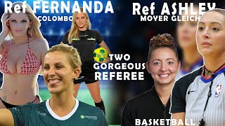 Referee Ashley Moyer Gleich vs Referee Fernanda Colombo Viral and trending female referee